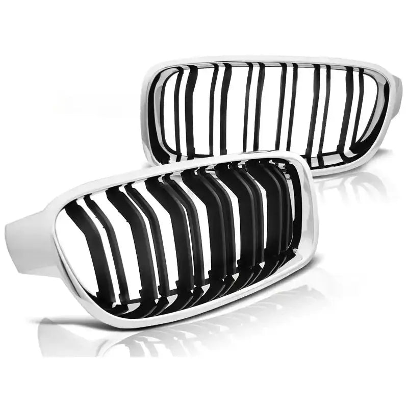 Grill Bmw F30 / F31 10.11- M3 Look Chrome Black - 1