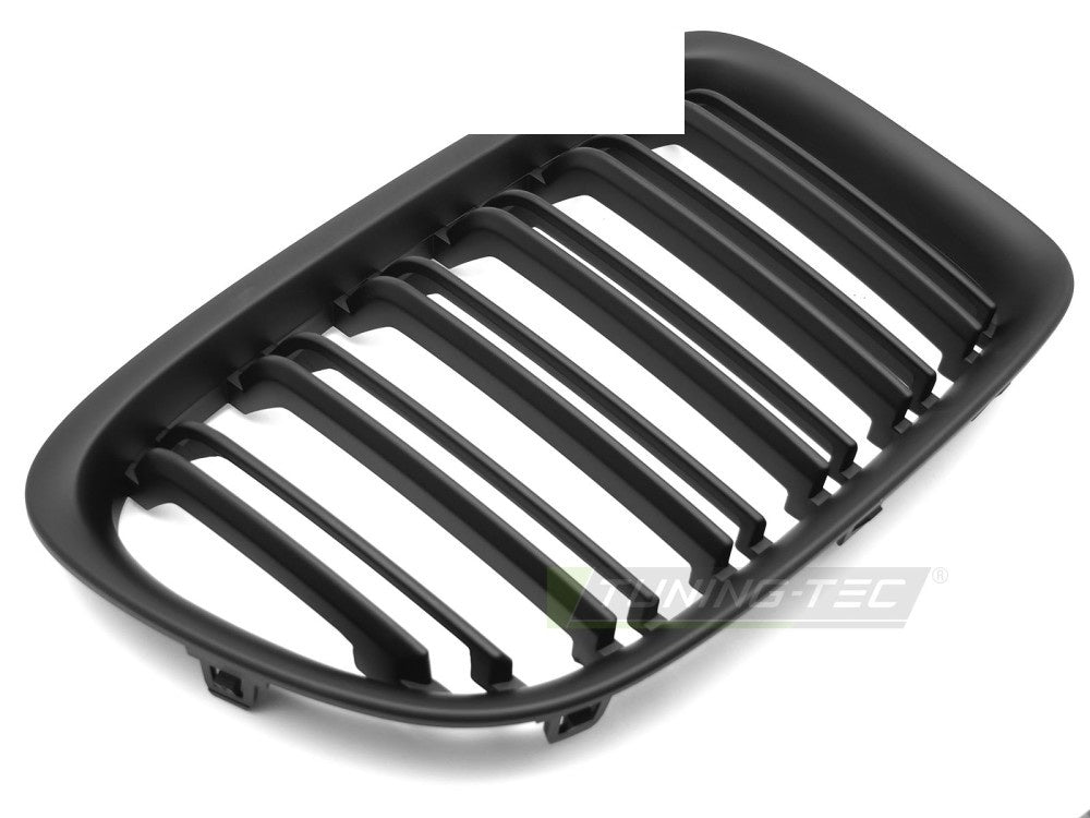 BMW X1 E84 sport grill GRBMU1 dobbel spile matt svart detaljbilde