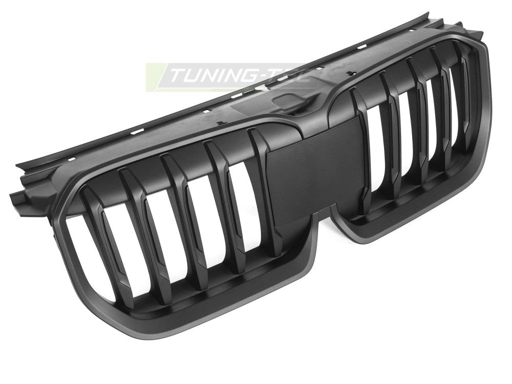 BMW X1 U11 frontgrill matt svart finish nærbilde