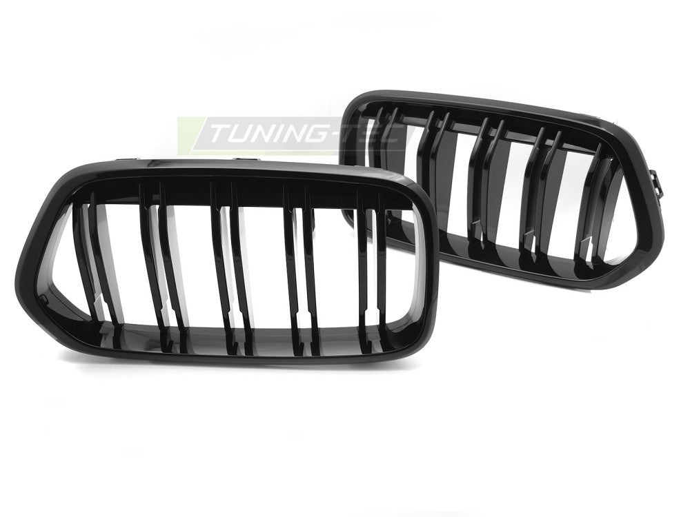 BMW X2 F39 nyregrill sport glossy svart double bar nærbilde