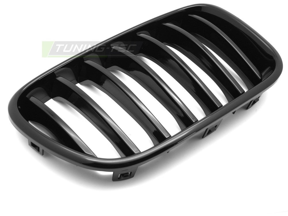 Helsvart grill til BMW X3 F25 med blank finish produktbilde