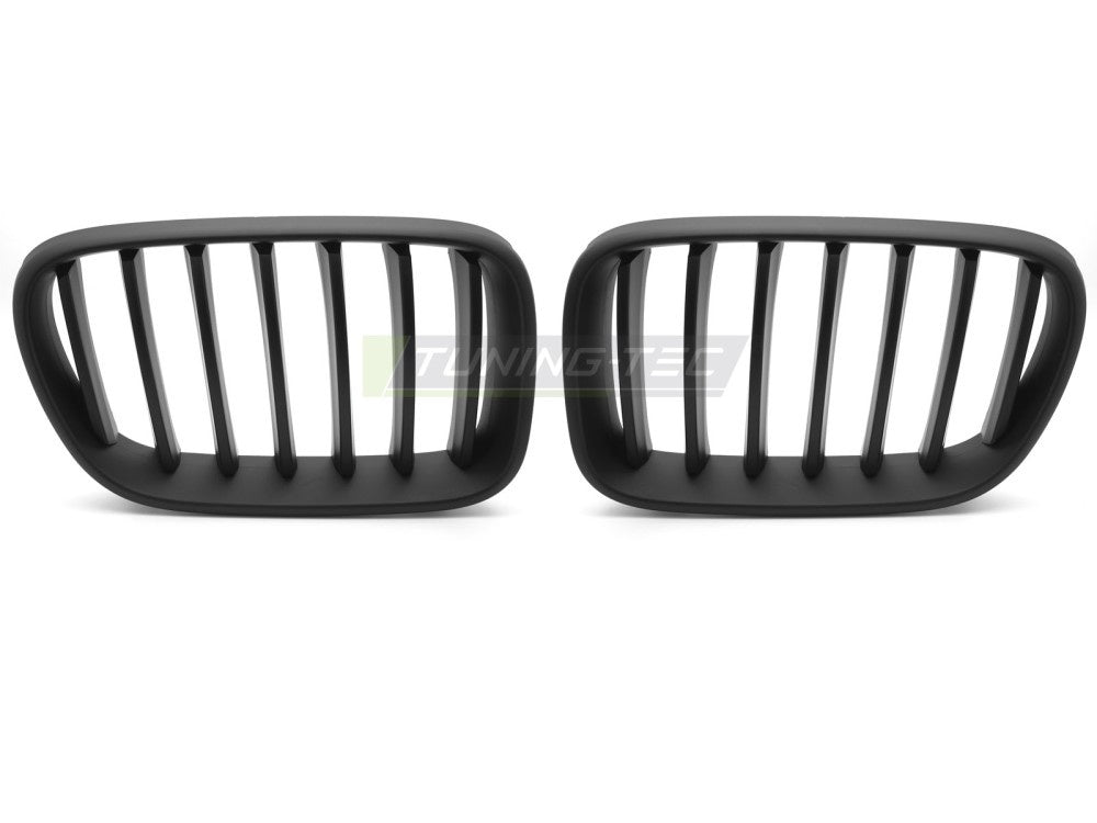 Nærbilde av matt svart grill for BMW X3 F25 2010–2014