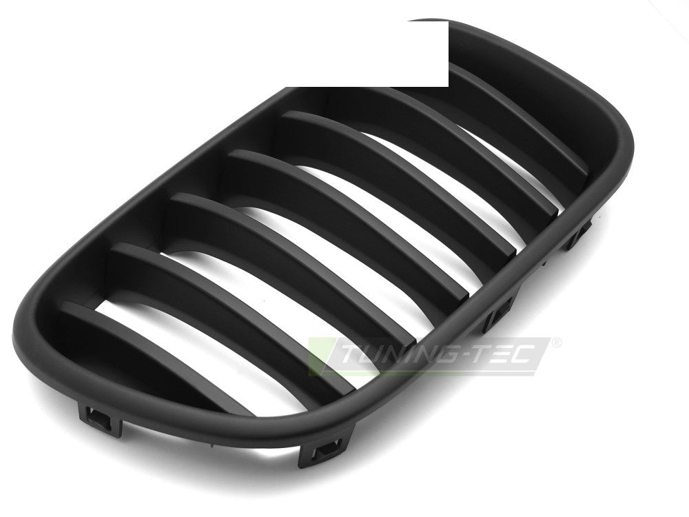 Matt svart grill til BMW X3 F25 pre-facelift visning fra siden