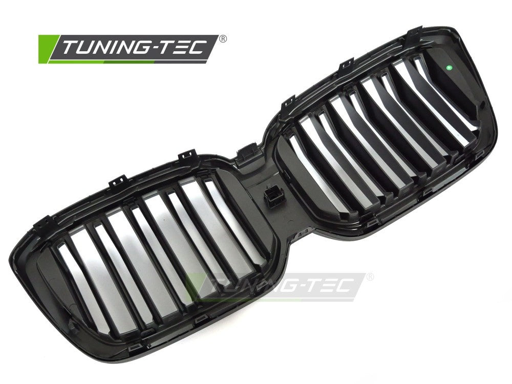 Komplett grillsett double bar matt svart for BMW X3 G01 bakside visning