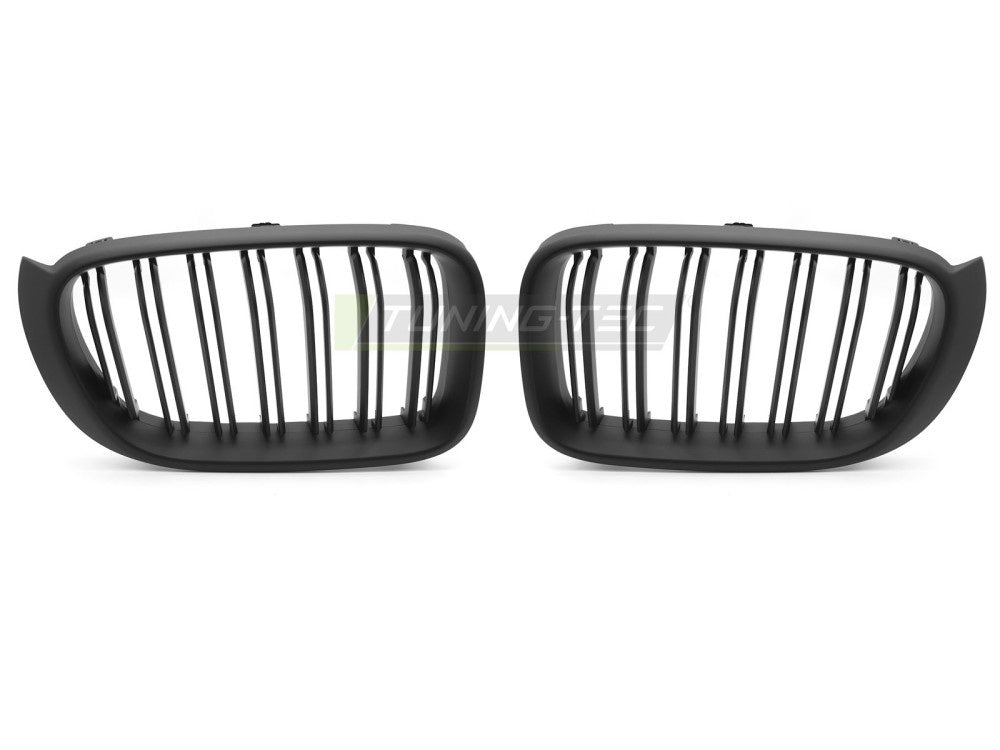 BMW X4 F26 nyregrille matt svart double bar design nærbilde