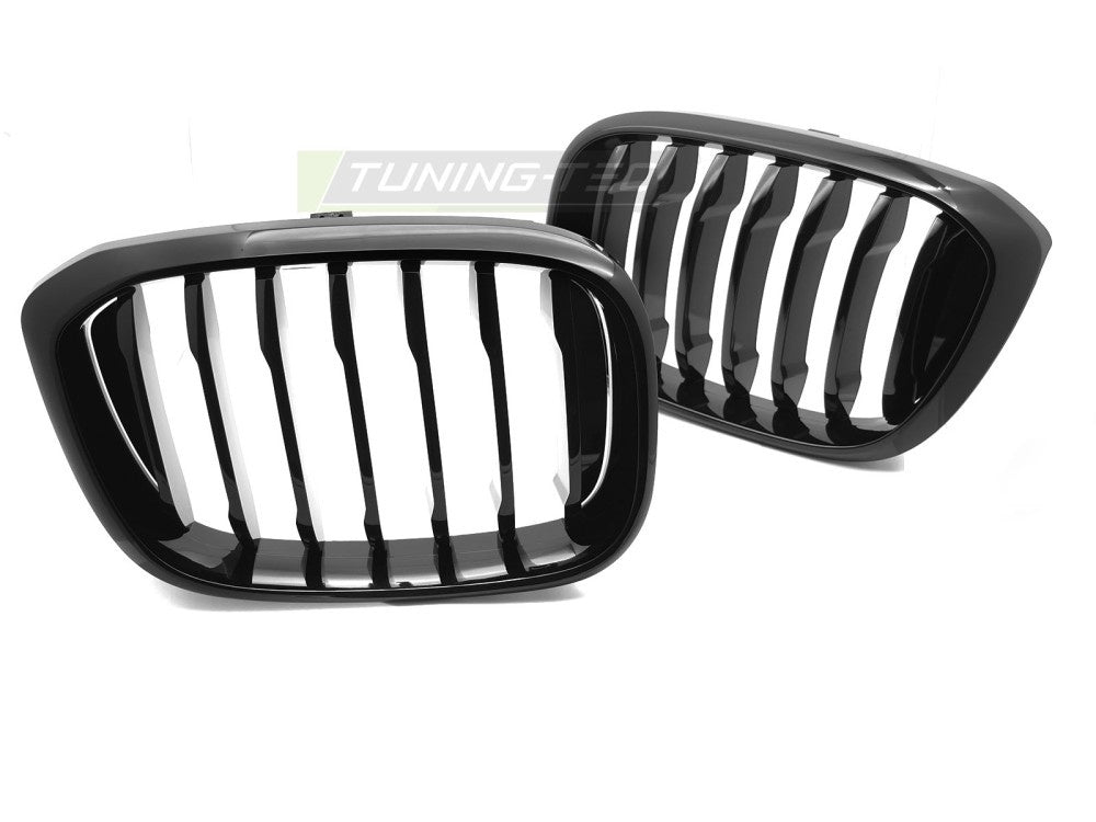 Grill glossy svart til BMW X4 G02 2018–2021 sett forfra montert