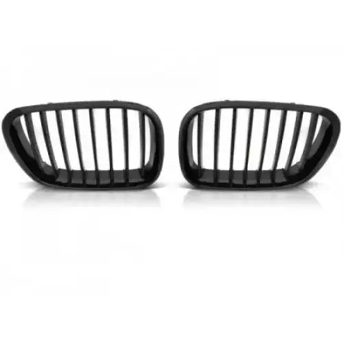 Grill Bmw X5 E53 09.99-10.03 Glosy Black-black Frame - 2