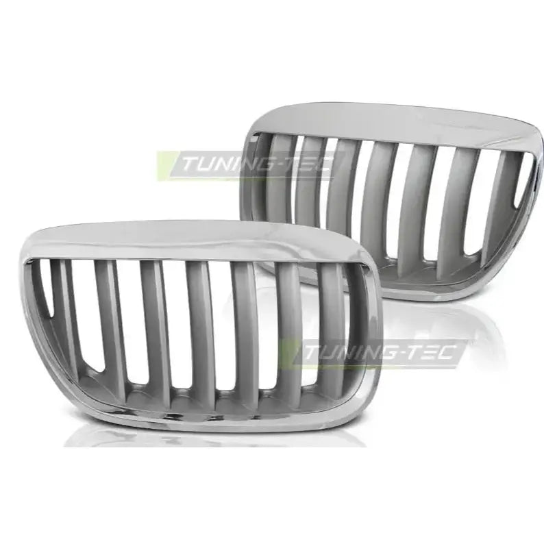 Grill Bmw X5 E53 Lci 04-06 Brows Chrome Titan Look - 2