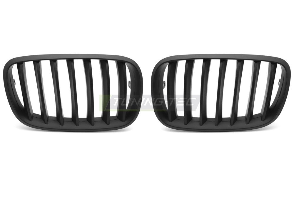 BMW X5 E70 frontgrill i matt svart finish