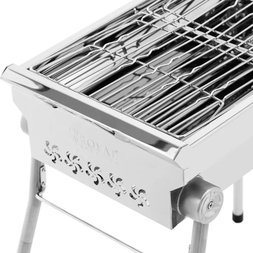 Grill Kullgrill Sammenleggbar Med Rist 43 x 25 Cm - 3