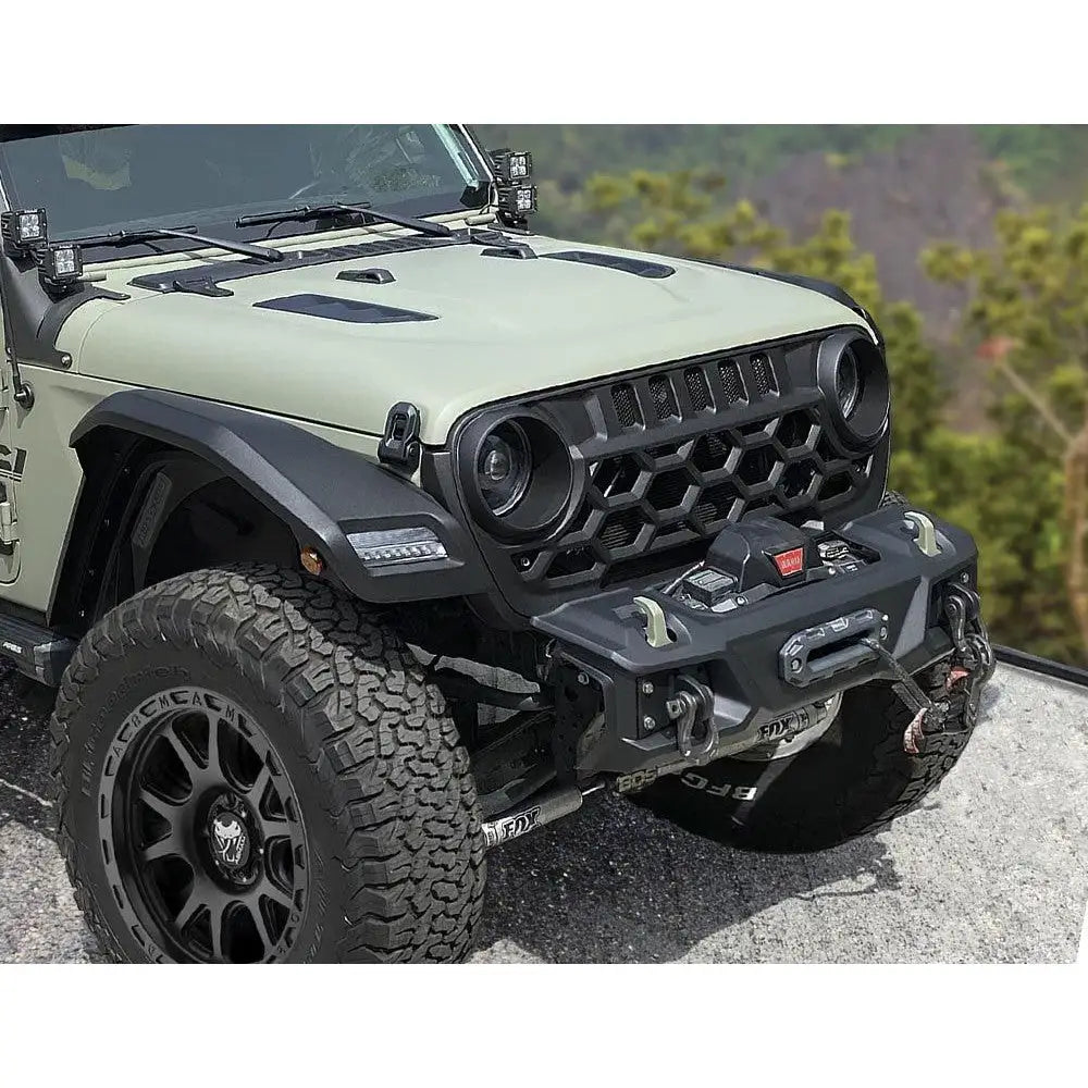 Grill Luft Design Pro Ytelse Hexagon - Jeep Gladiator Jt 20- - 2