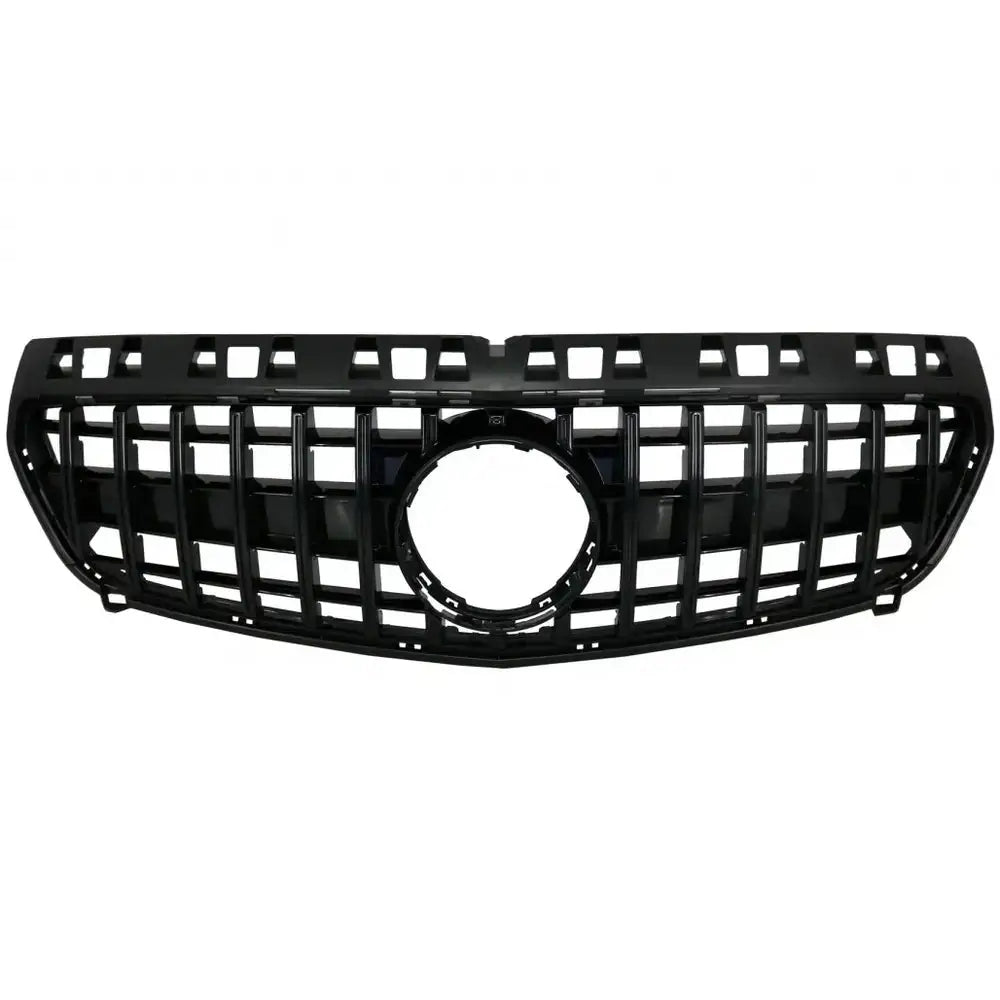 Grill Mercedes A-class W176 12-15 A45 Gt-r Panamericana Design All Black - 1