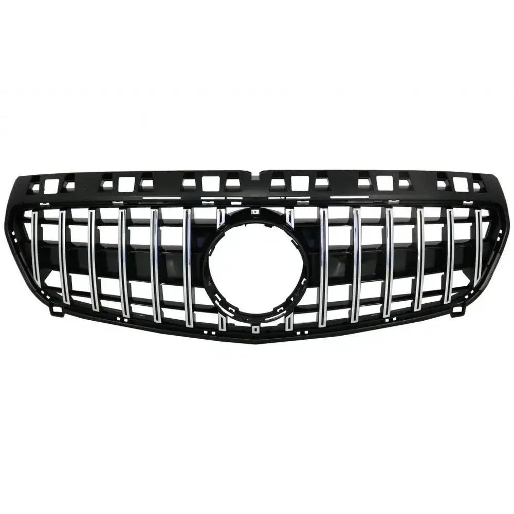 Grill Mercedes A-class W176 12-15 A45 Gt-r Panamericana Design Black Chrome - 1