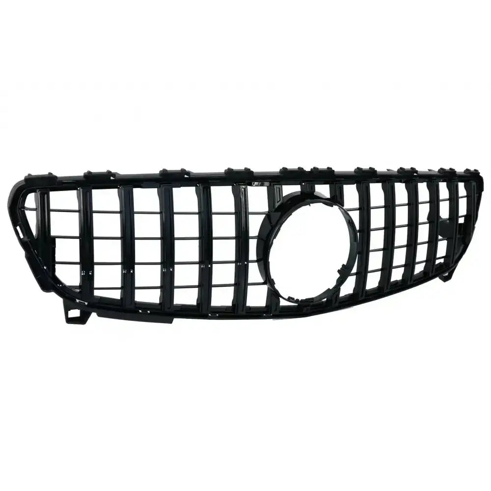 Grill Mercedes A-class W176 Facelift 15-18 A45 Gt-r Panamericana Design All Black V.2 - 2