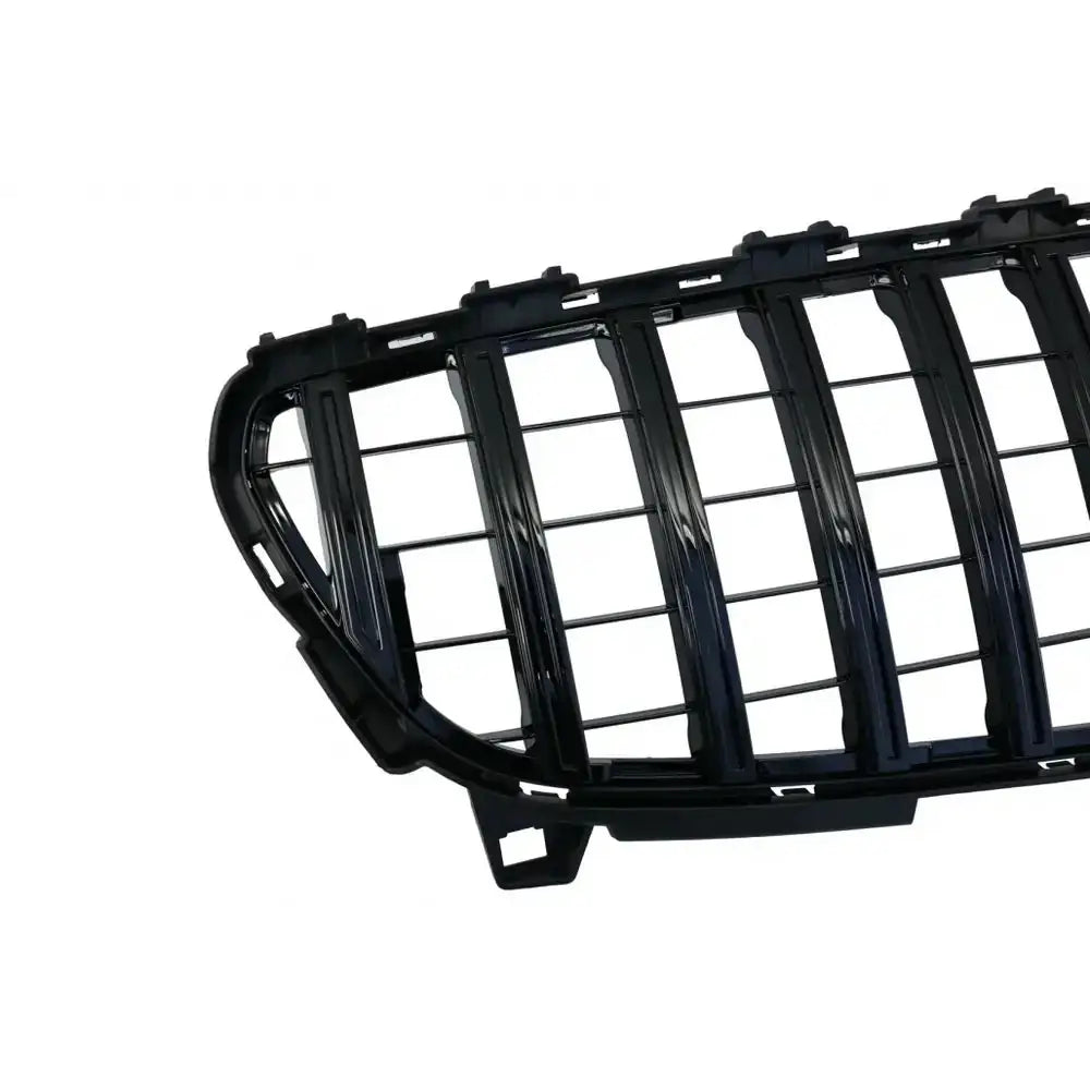 Grill Mercedes A-class W176 Facelift 15-18 A45 Gt-r Panamericana Design All Black V.2 - 3