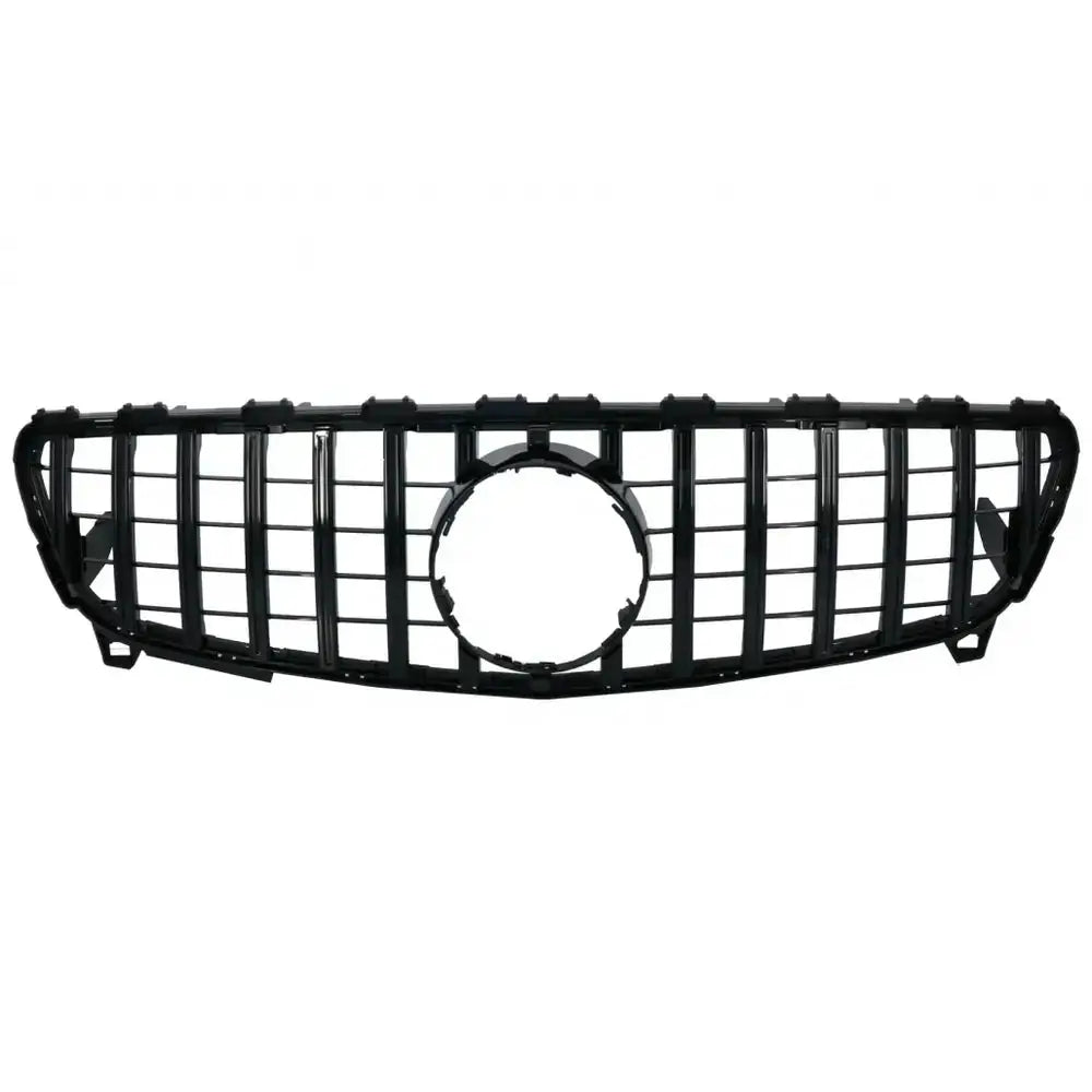 Grill Mercedes A-class W176 Facelift 15-18 A45 Gt-r Panamericana Design All Black V.2 - 1