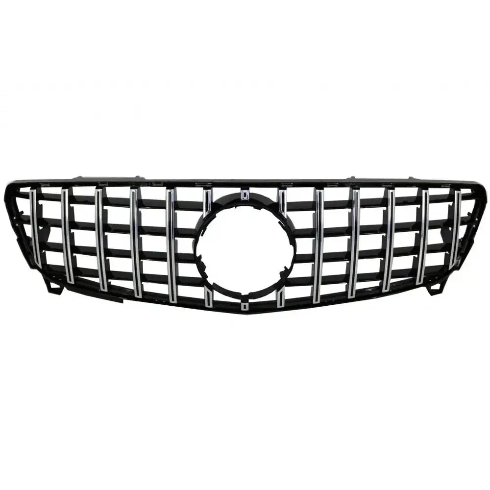 Grill Mercedes A-class W176 Facelift 15-18 A45 Gt-r Panamericana Design Black Chrome - 1