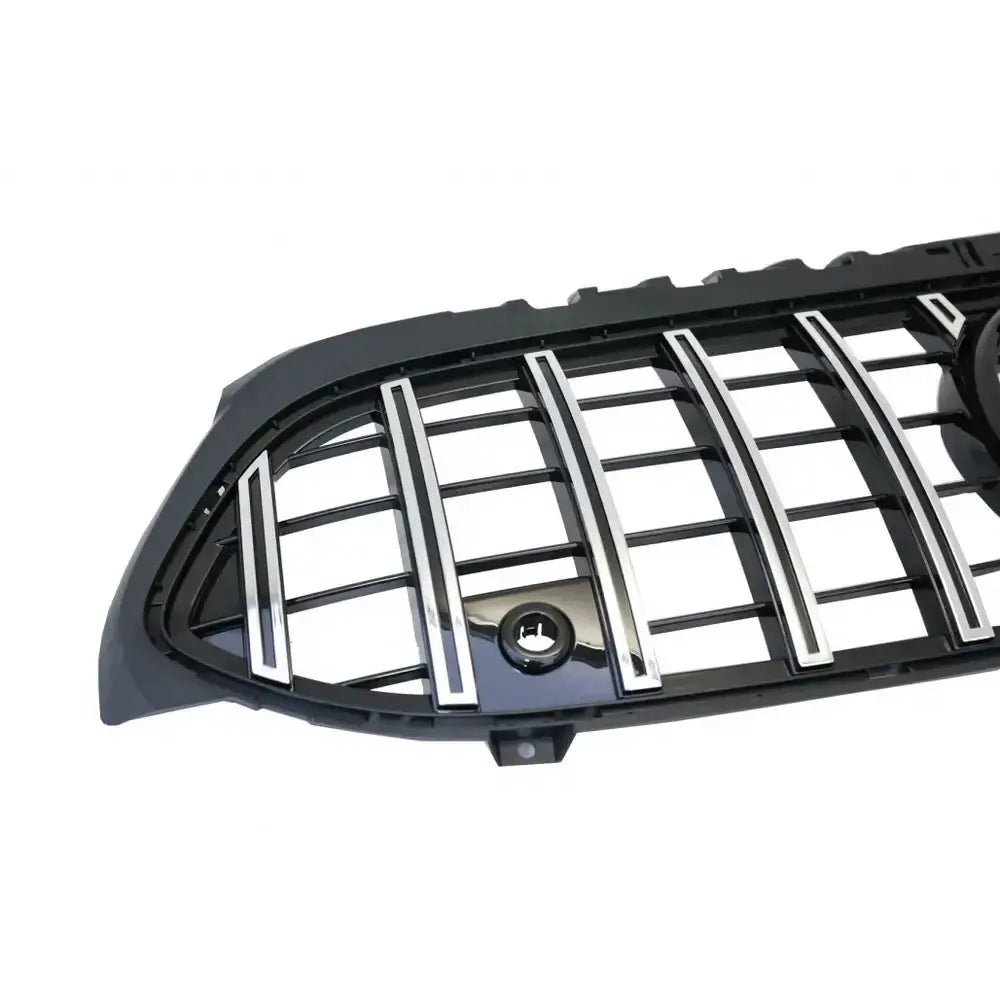 Grill Mercedes A-class W177 Hatchback / V177 Sedan 18- Gt-r Panamericana Design Black / Chrome - 3