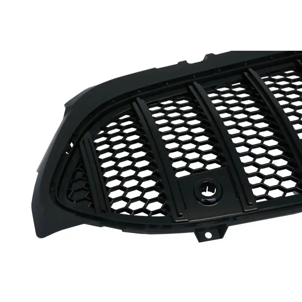 Grill Mercedes A-class W177 Hatchback / V177 Sedan 18- Mesh Gt-r Panamericana Design All Black - 3