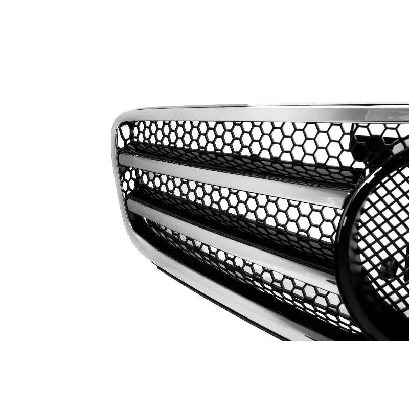 Grill Mercedes C-class W204 S204 Limousine Station Wagon 07-11 Sport Black Glossy & Chrom - 3