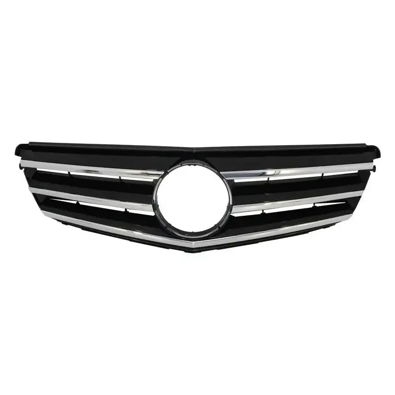 Grill Mercedes C-class W204 S204 Limousine Station Wagon 07-14 Avangarde Chrome&black - 1