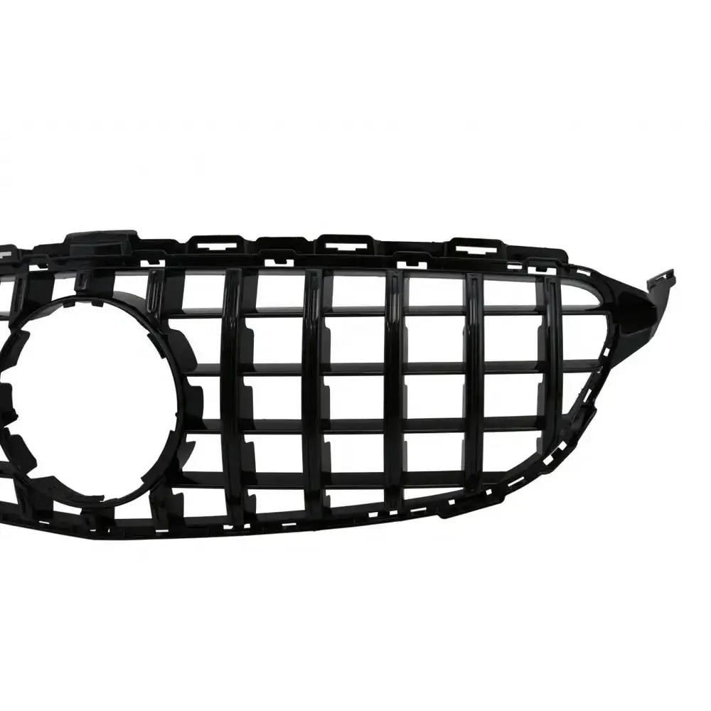 Grill Mercedes C-class W205 S205 C205 S205 14-18 Gt-r Panamericana Design Black Without Camera V.2 - 2