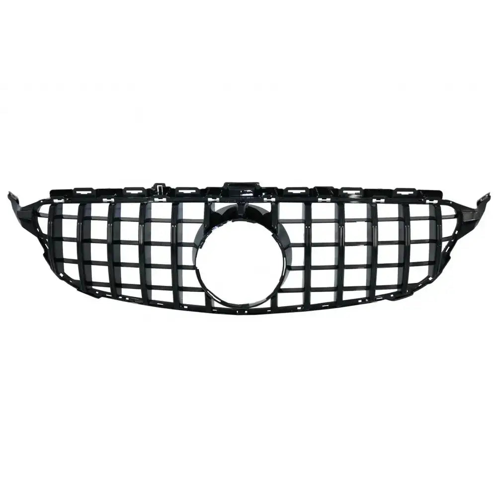 Grill Mercedes C-class W205 S205 C205 S205 14-18 Gt-r Panamericana Design Black Without Camera V.1 - 1