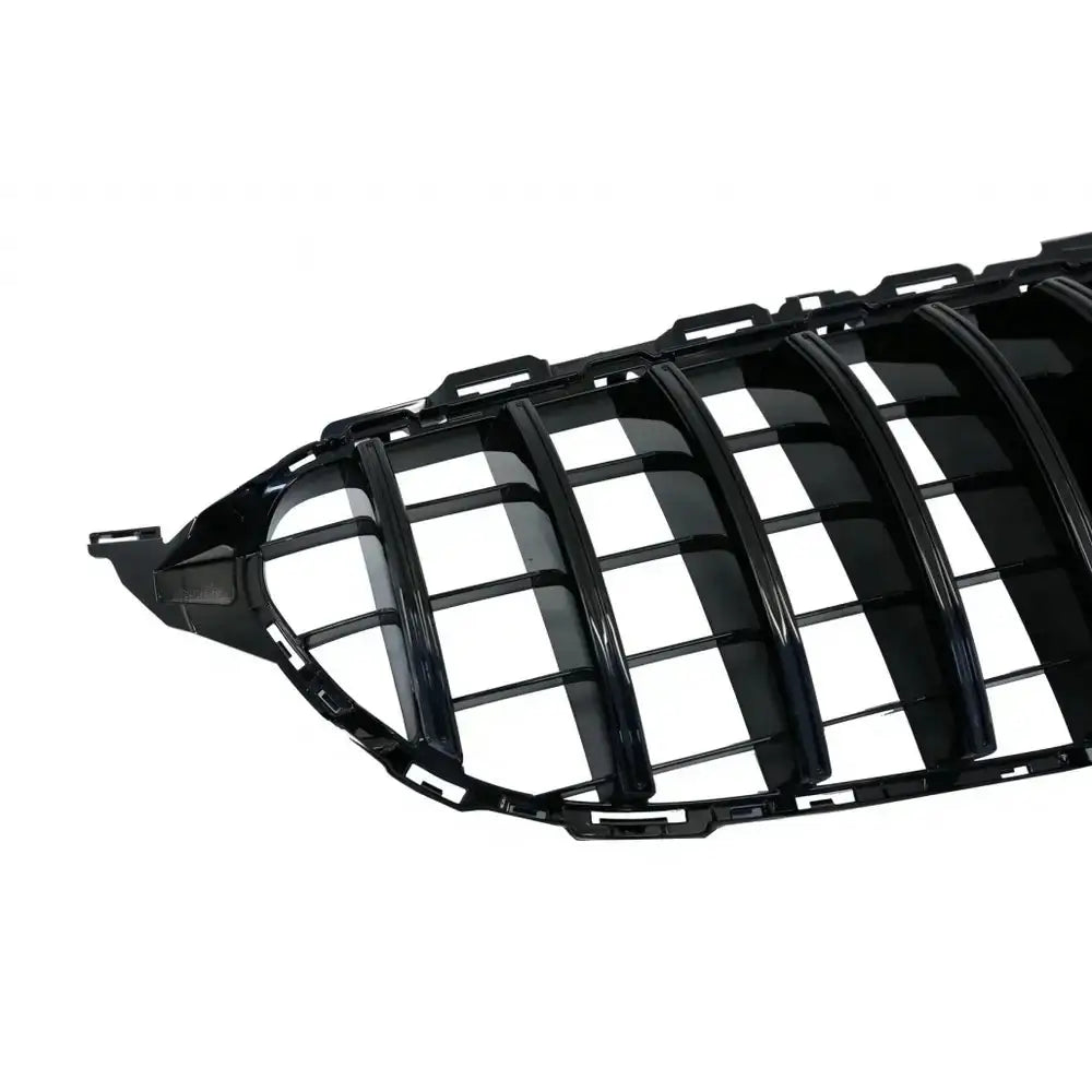 Grill Mercedes C-class W205 S205 C205 S205 14-18 Gt-r Panamericana Design Black Without Camera