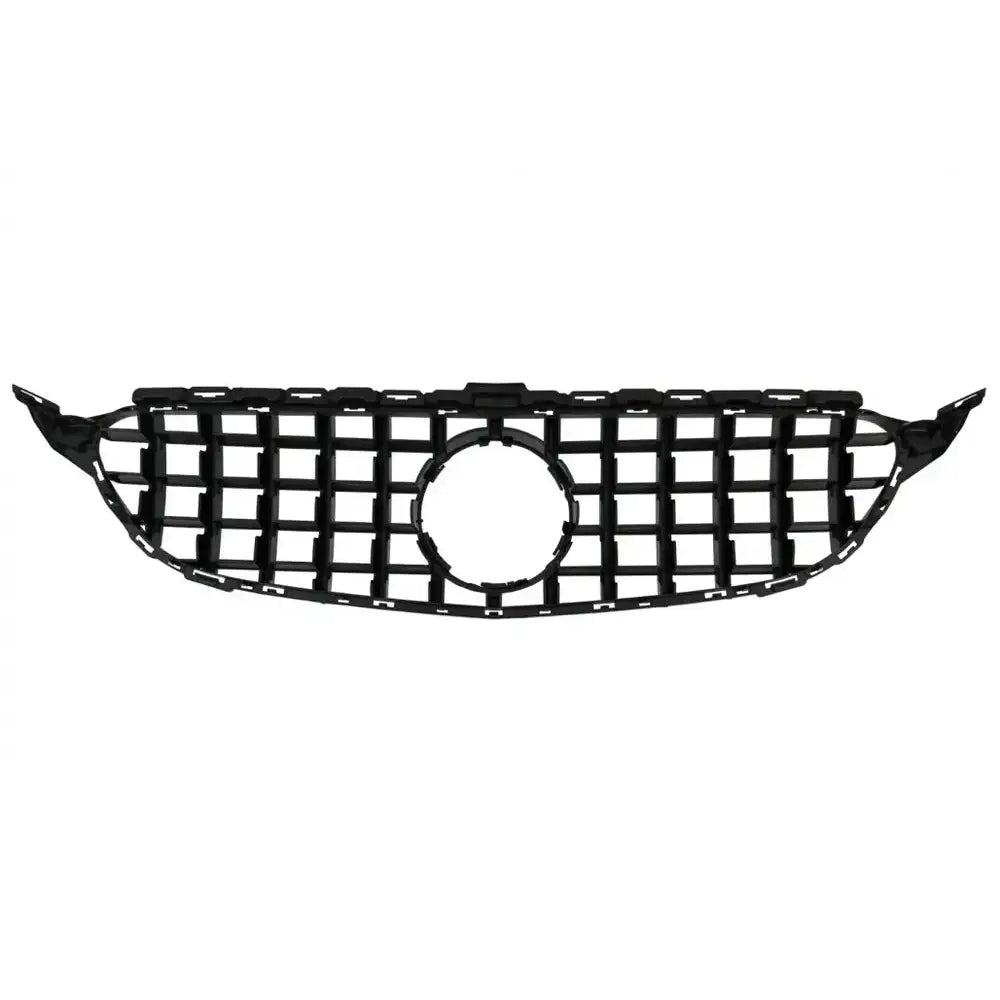 Grill Mercedes C-class W205 S205 C205 S205 14-18 Gt-r Panamericana Design Black Without Camera V.2 - 3