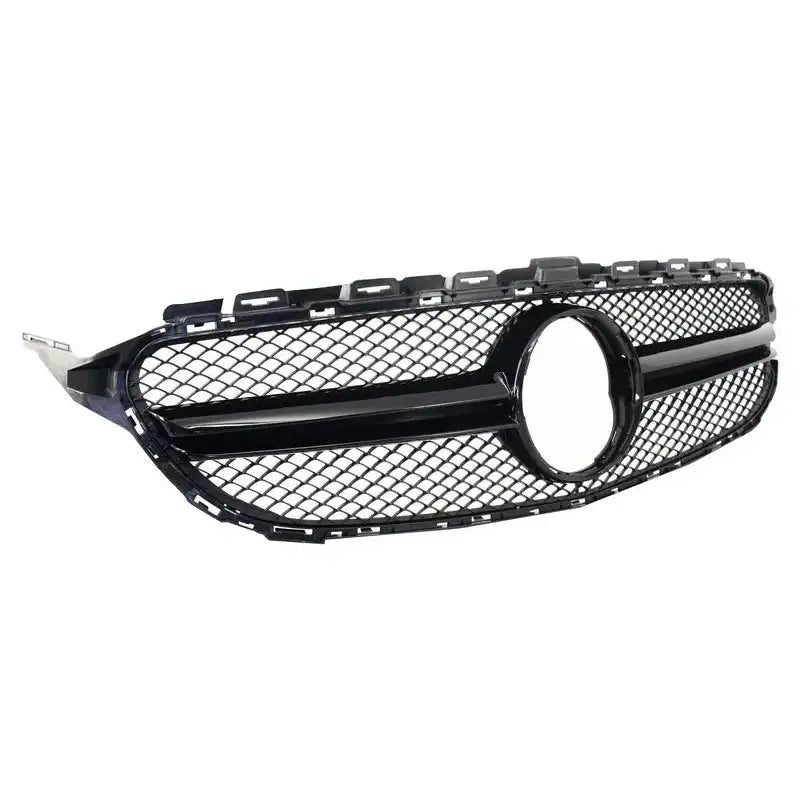 Grill Mercedes C-class W205 S205 C205 A205 14-18 C63 Design Black - 2