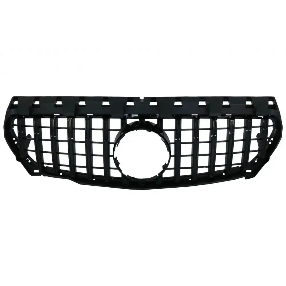 Grill Mercedes Cla C117 X117 W117 13-18 Cla45 Gt-r Panamericana Design All Black V.1 - 1