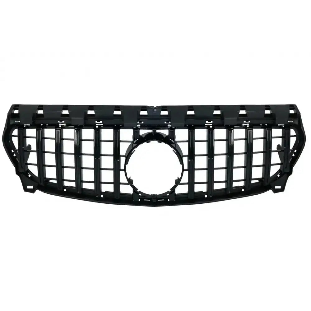 Grill Mercedes Cla C117 X117 W117 Facelift 16-18 Cla45 Gt-r Panamericana Design Full Black - 1