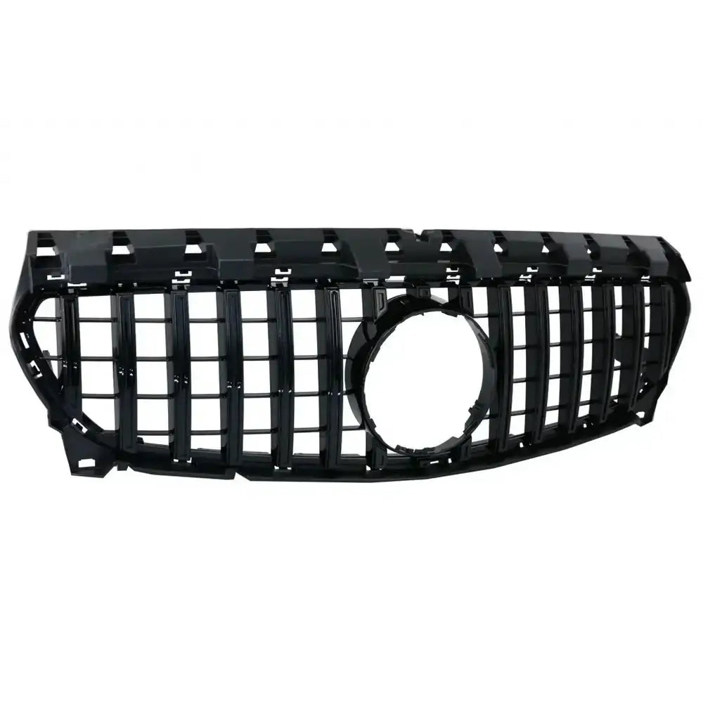 Grill Mercedes Cla C117 X117 W117 Facelift 16-18 Cla45 Gt-r Panamericana Design Full Black - 2