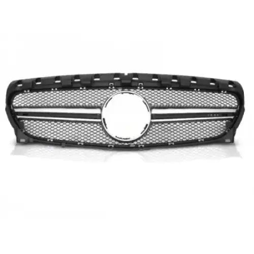 Grill Mercedes Cla W117 13-19 Black Silver Sport Look - 2