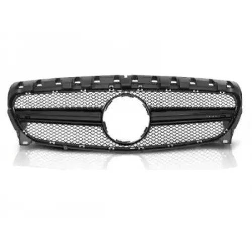 Grill Mercedes Cla W117 13-19 Glossy Black Sport Style - 2