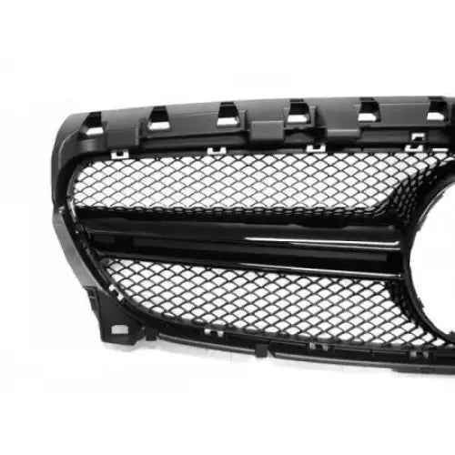 Grill Mercedes Cla W117 13-19 Glossy Black Sport Style - 3