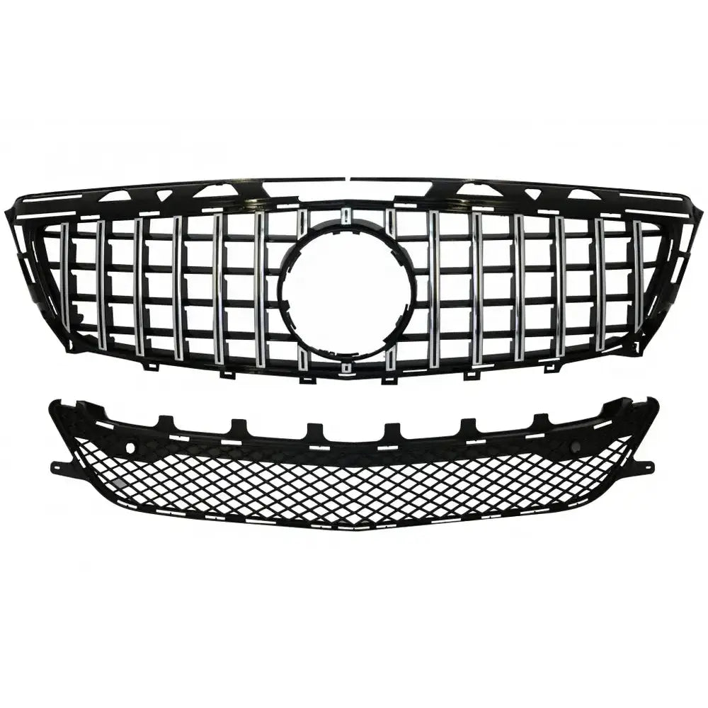 Grill Mercedes Cls W218 C118 11-14 X218 Shooting Brake Gt-r Panamericana Design Chrome - 1