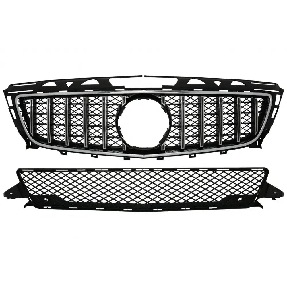 Grill Mercedes Cls W218 C118 X218 Shooting Brake 12-14 Gt-r Panamericana Design V.2 - 1