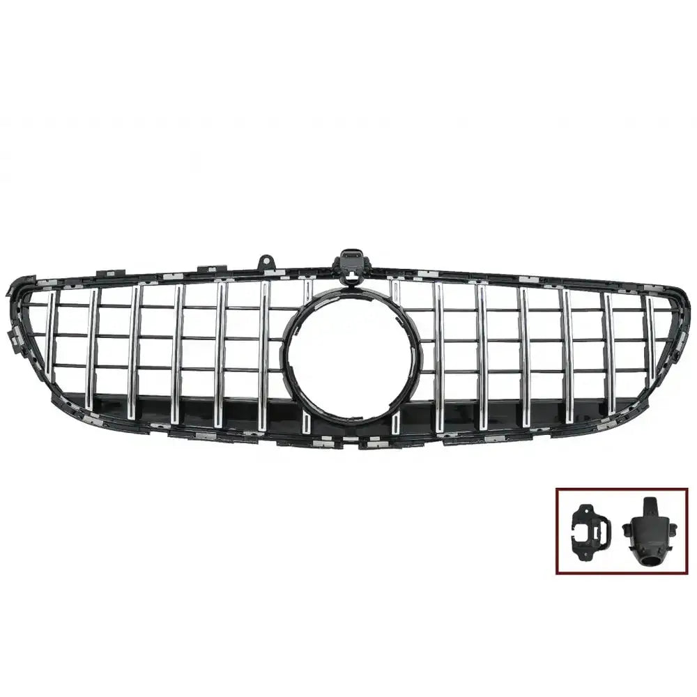 Grill Mercedes Cls W218 Facelift 14-17 Gt-r Panamericana Design Chrome V.1 - 1