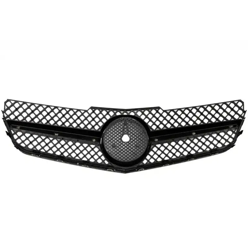 Grill Mercedes E-class C207 W207 A207 09-12 Coupe Cabrio Sl-look All Black - 4