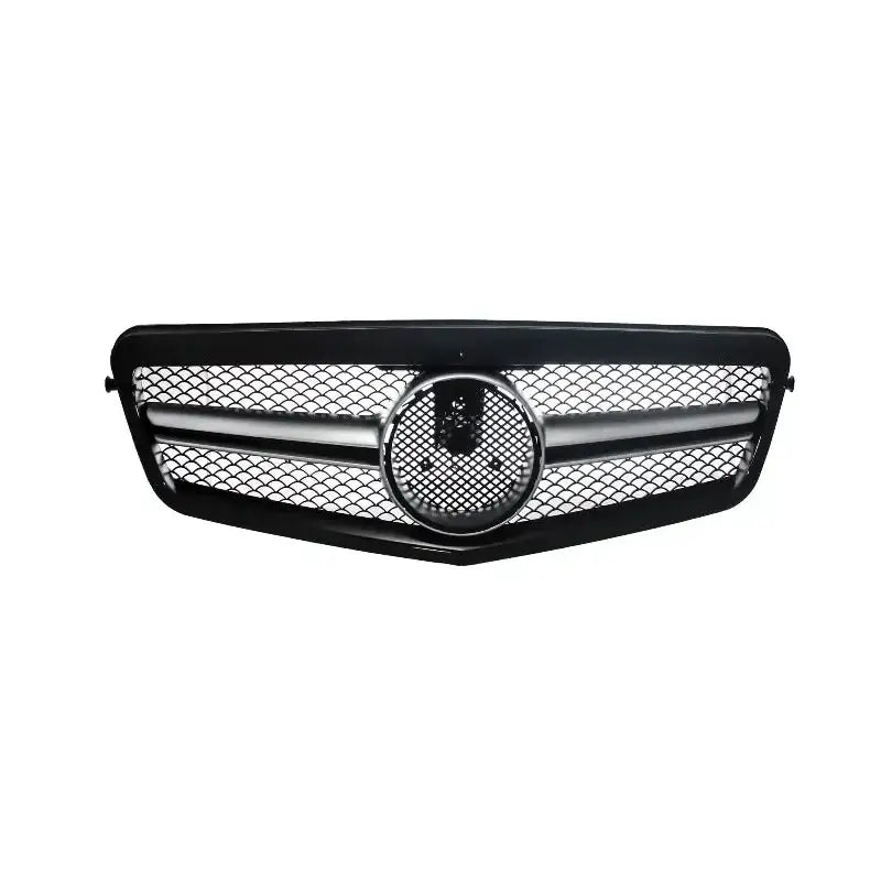 Grill Mercedes E-class W212 S212 09-13 Facelift Single Stripe Design Black - 1