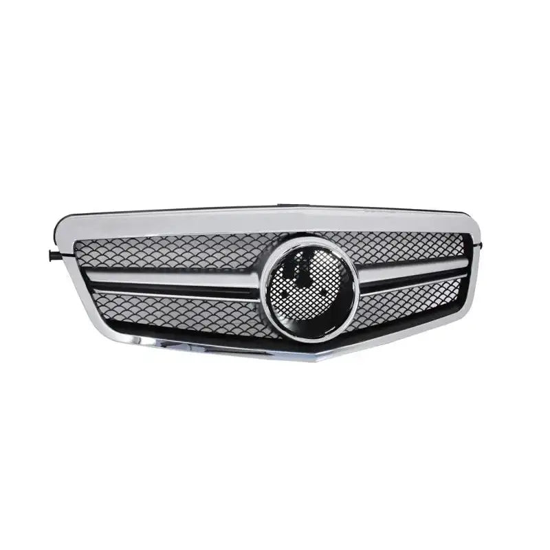 Grill Mercedes E-class W212 S212 09-13 Facelift Single Stripe Design Chrome - 4