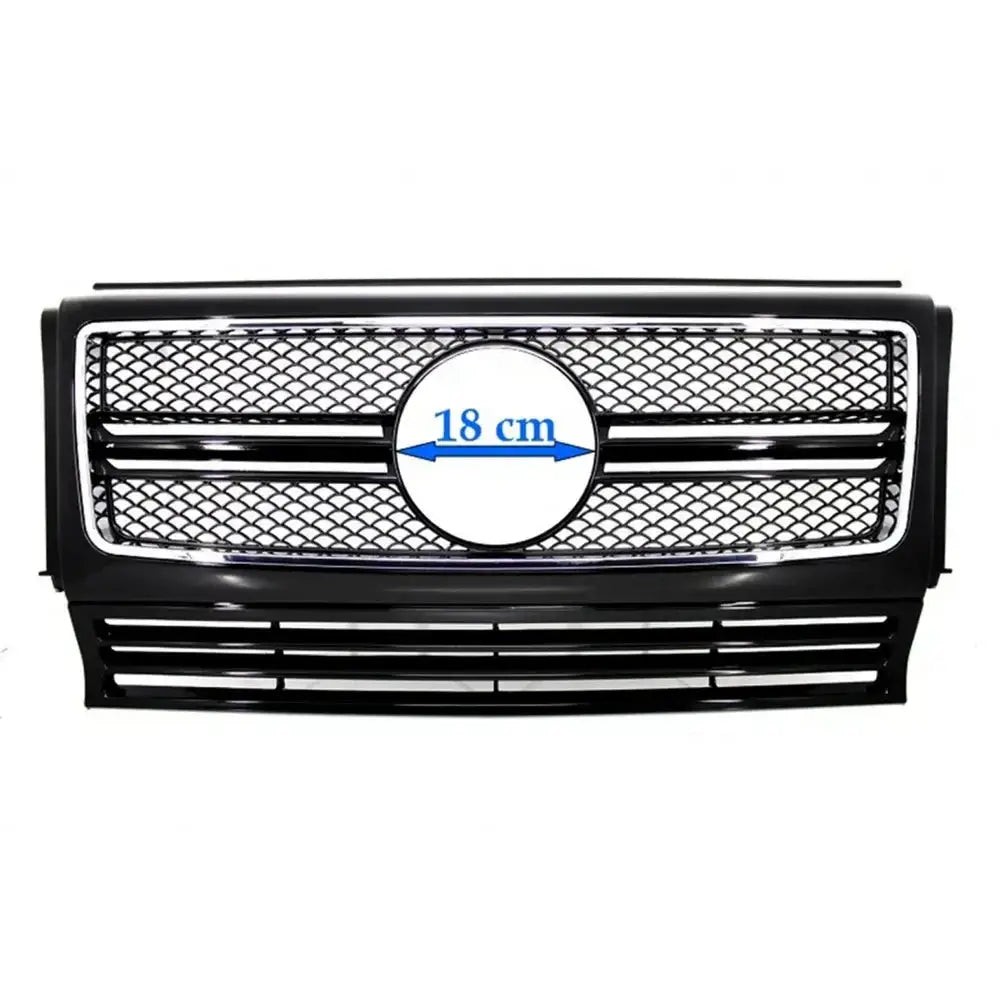 Grill Mercedes G-klasse (w463) 90-14 G65 Svart/krome - 3