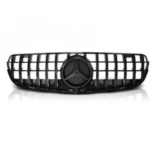 Grill Mercedes Glc W253 15- Gt-r Style Glossy Black - 2