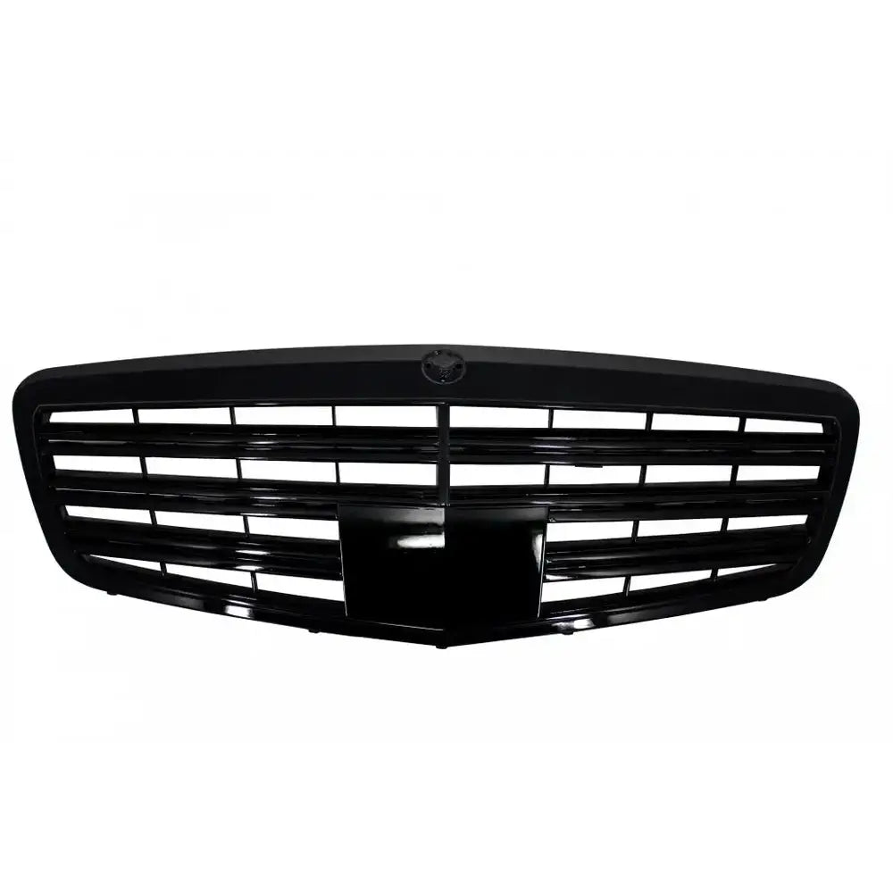 Grill Mercedes S-class W221 11-13 S63 S65 Piano Black Design - 1