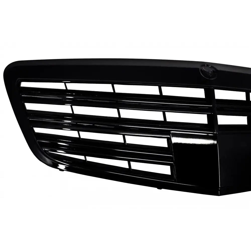 Grill Mercedes S-class W221 11-13 S63 S65 Piano Black Design - 3