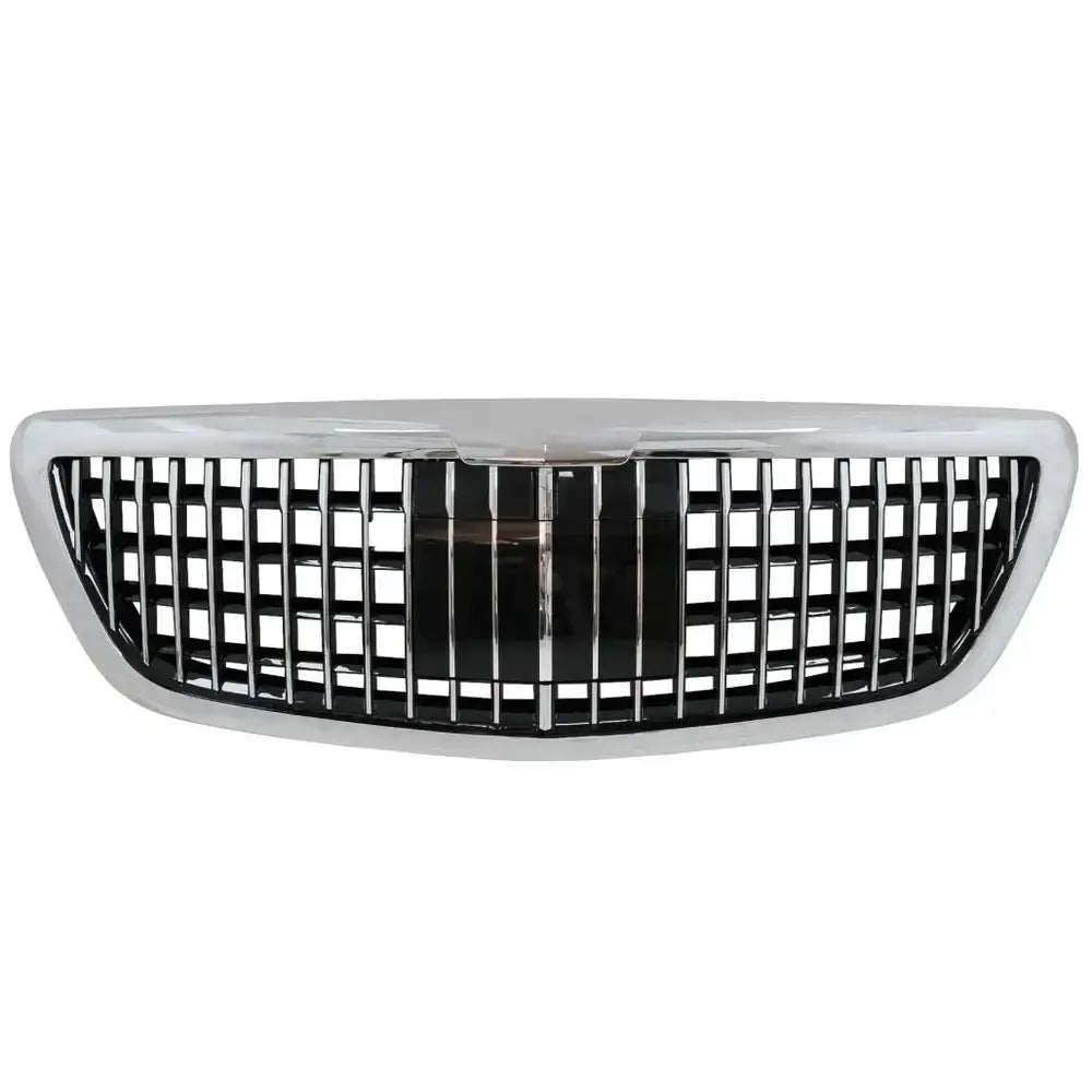 Grill Mercedes S-class W222 X222 14 + Vertical Design Chrome - 1