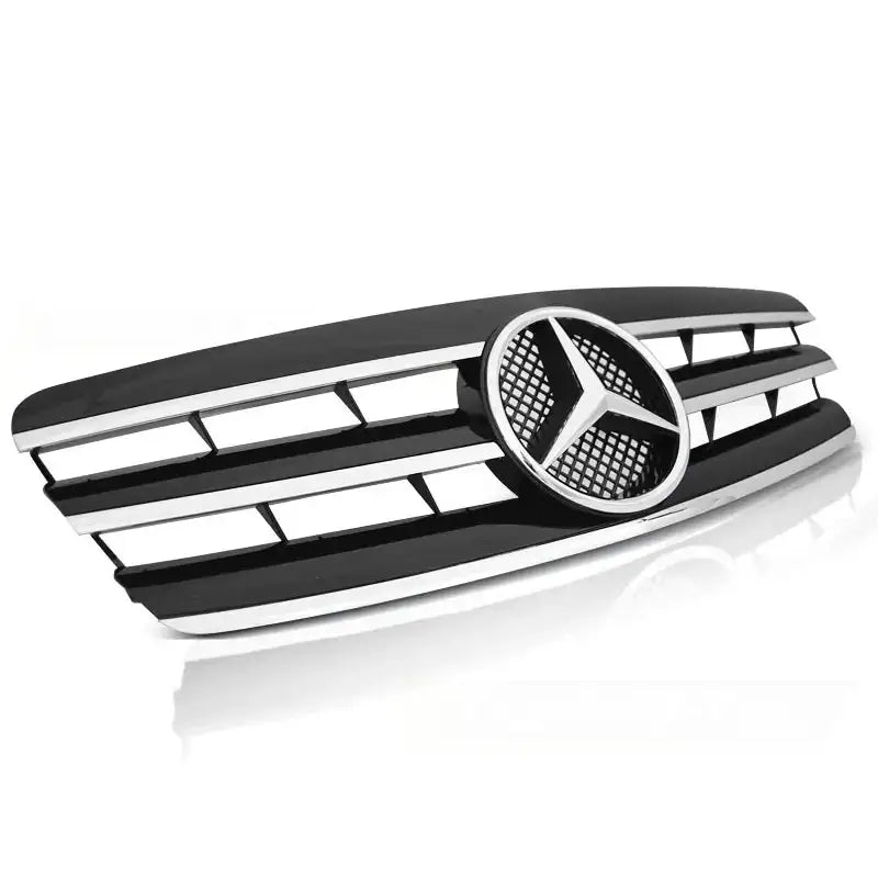 Grill Mercedes W203 00-07 Cl Style Black Chrome - 1