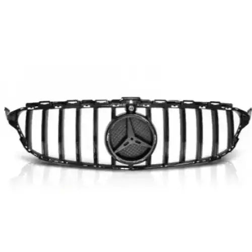 Grill Mercedes W205 14-18 Gt-r Style Glossy Black