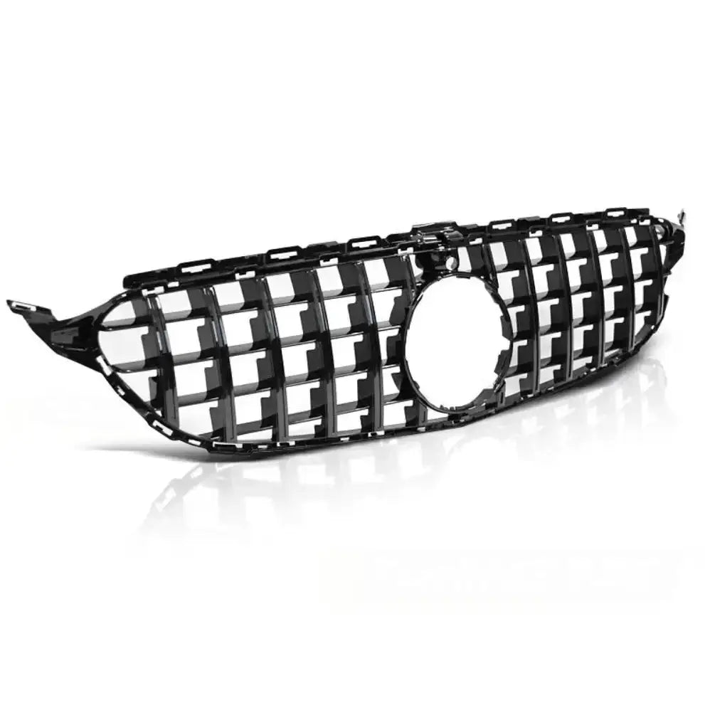 Grill Mercedes W205 14-18 Sport Glossy Black - 1